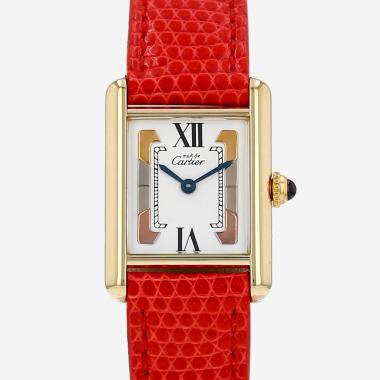 Montre Cartier Tank Must en vermeil Ref: Cartier - 5057001  Vers 1990