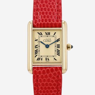 Orologio Cartier Tank Must in vermeil Ref: Cartier - 366001  Circa 1990