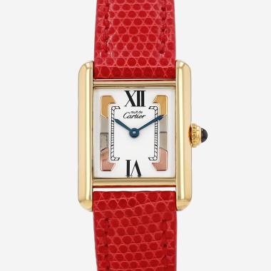 Orologio Cartier Tank Must in vermeil Ref: Cartier - 5057001  Circa 1990