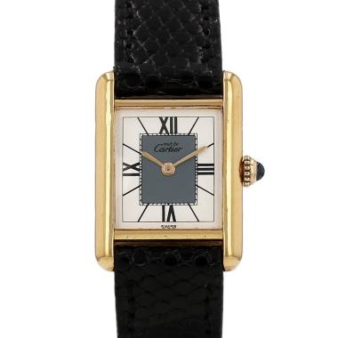 Montre Cartier Tank Must en vermeil Ref: Cartier - 5057001  Vers 1990
