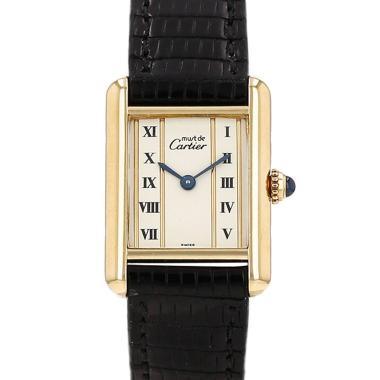 Montre Cartier Tank Must en vermeil Ref: Cartier - 5057001  Vers 1990