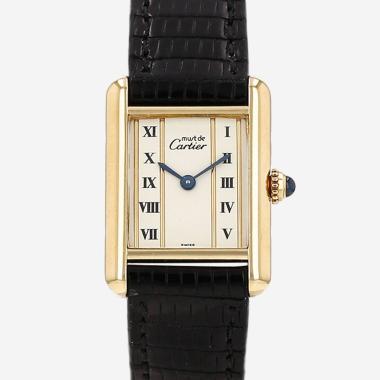 Montre Cartier Tank Must en vermeil Ref: Cartier - 5057001  Vers 1990