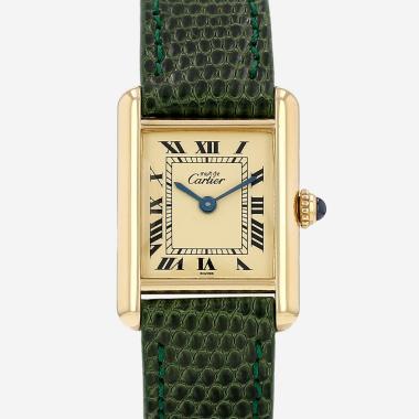Montre Cartier Tank Must en vermeil Ref: Cartier - 5057001  Vers 1990