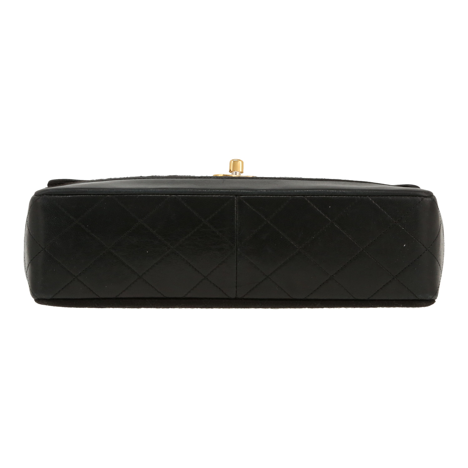 Borsa Chanel  Timeless Classic in tela e pelle nera - Detail D1