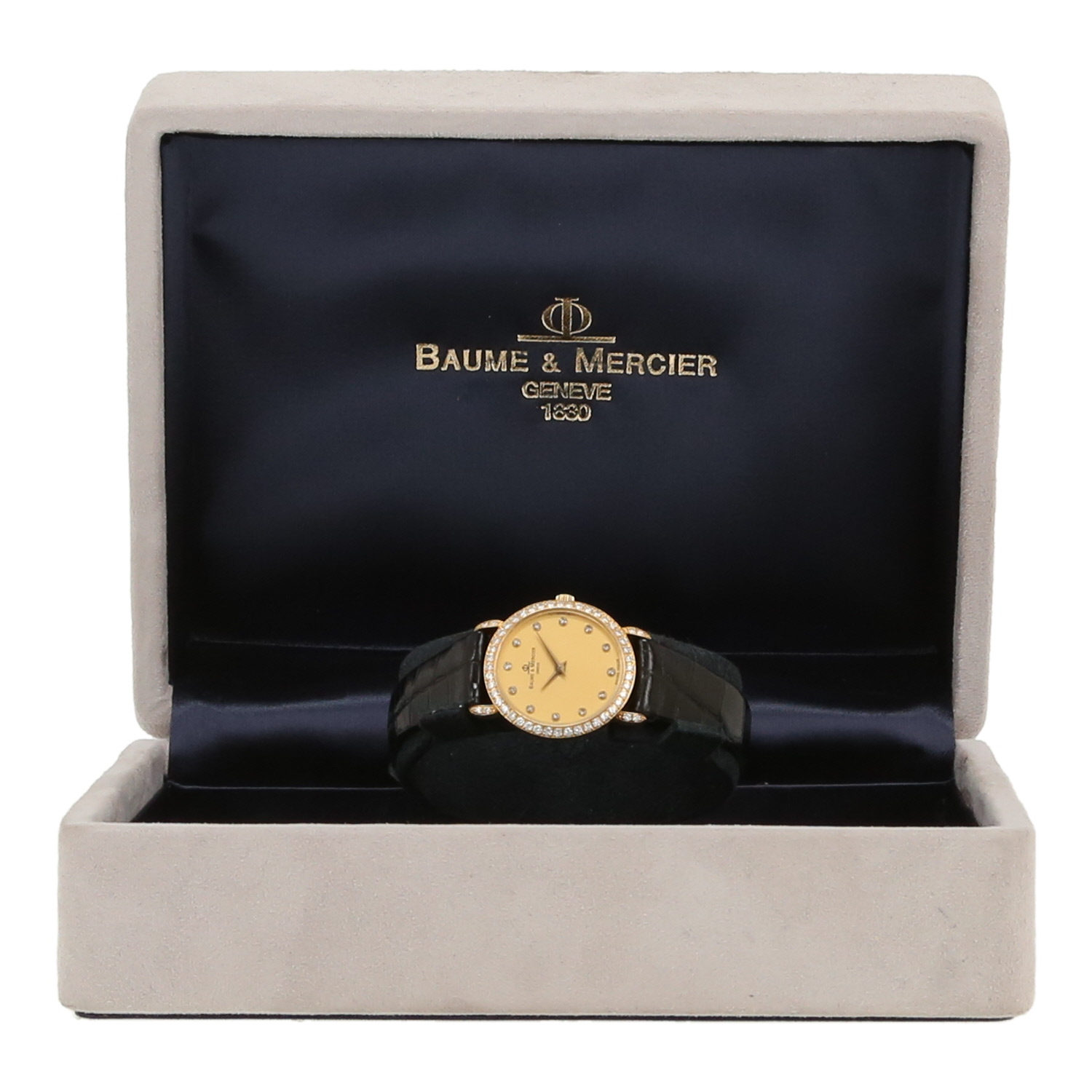 Baume 
Mercier Vintage  in yellow gold Circa 1970