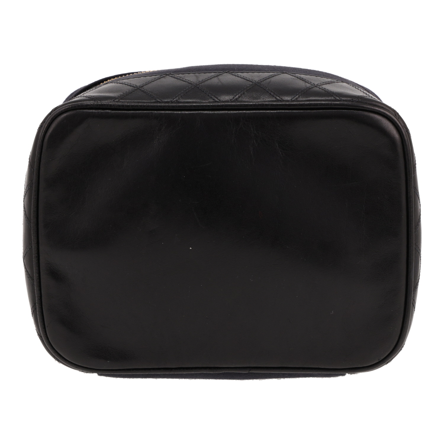 Vanity Chanel  Vanity en lona y cuero negra - Detail D1