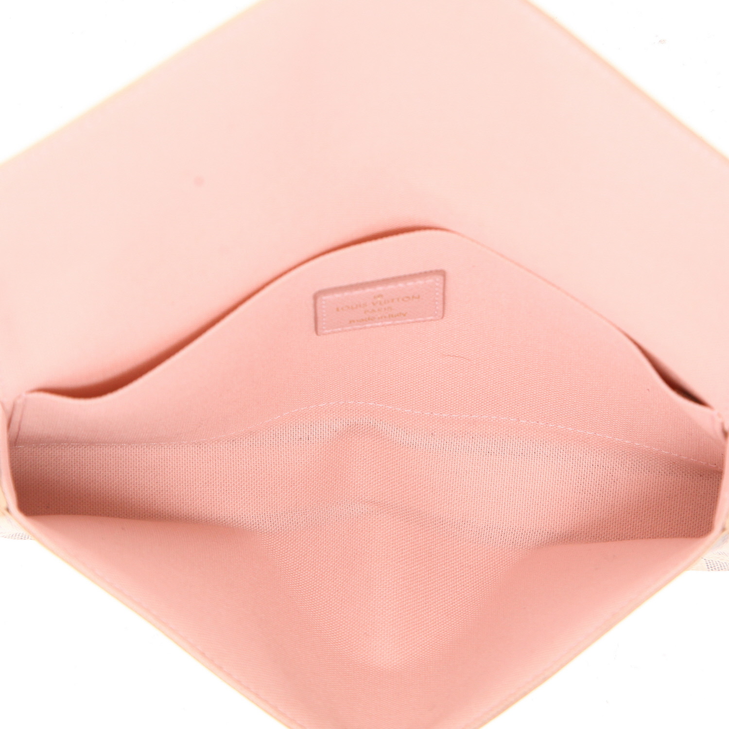 Borsa a tracolla Louis Vuitton “Félicie” in tela Damier azzurra - Detail D3