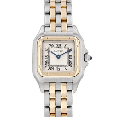 Montre Cartier Panthère en or et acier Vers 1990