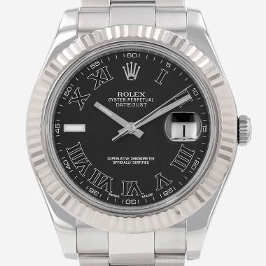 Montre Rolex Datejust en or et acier Ref: Rolex - 116334  Vers 2010