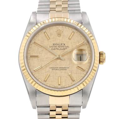 Rolex Datejust  in gold and stainless steel Ref: Rolex - 16233  Circa 1987