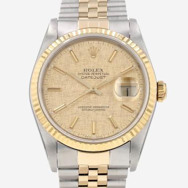 Montre Rolex Datejust en or et acier Ref: Rolex - 16233  Vers 1987