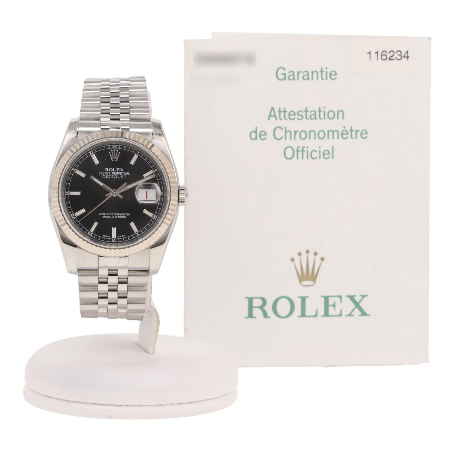 Orologio Rolex Datejust in oro e acciaio Ref: Rolex - 116234  Circa 2005