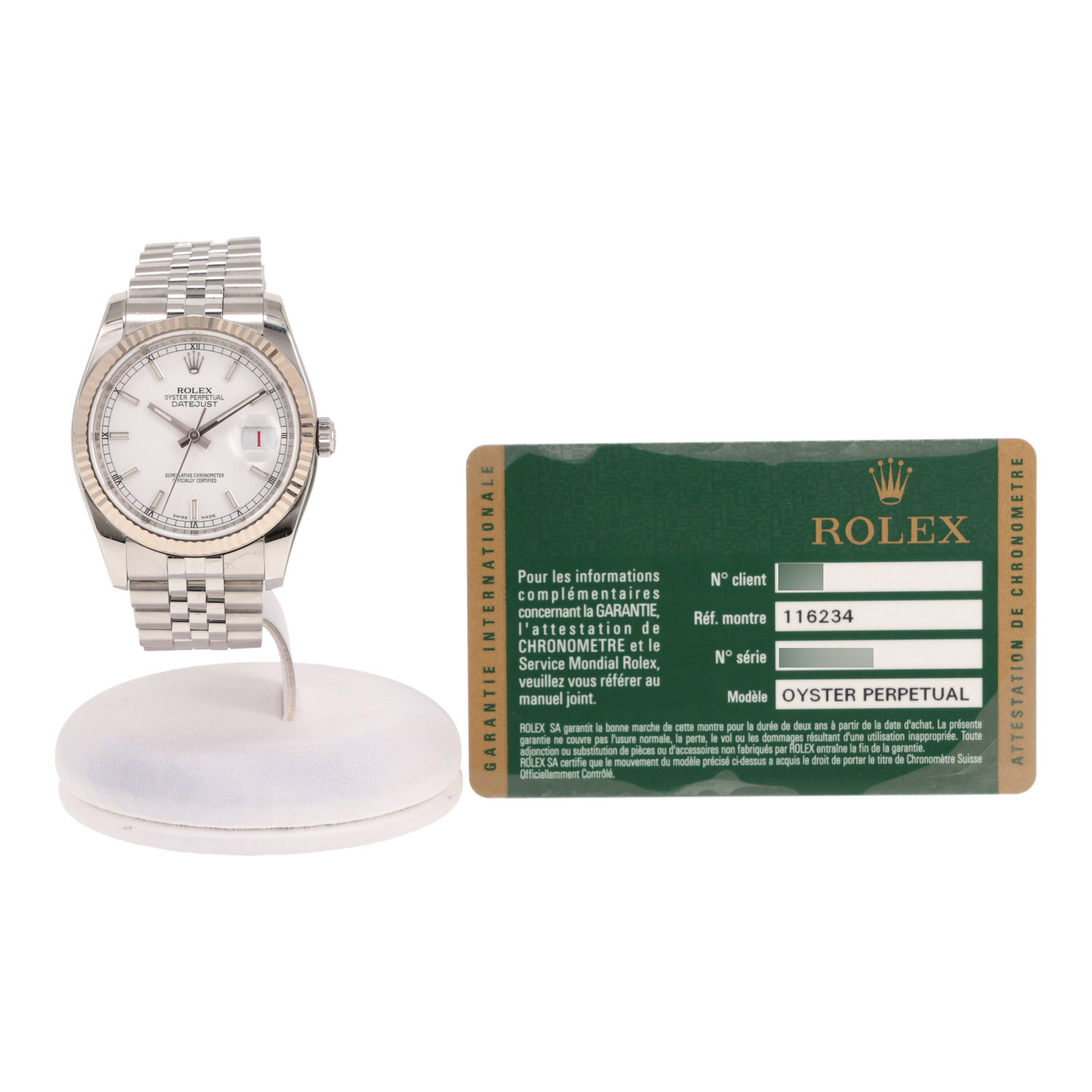 Orologio Rolex Datejust in oro e acciaio, rif.: Rolex - 116234, intorno al 2007