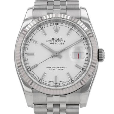 Montre Rolex Datejust en or et acier Ref: Rolex - 116234  Vers 2007
