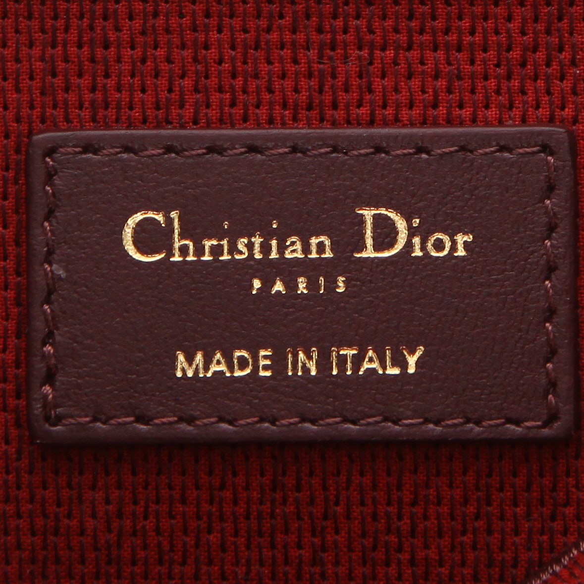 Vanity Dior   en terciopelo color burdeos - Detail D2