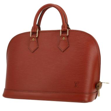 Borsa Louis Vuitton  Alma modello piccolo  in pelle Epi marrone