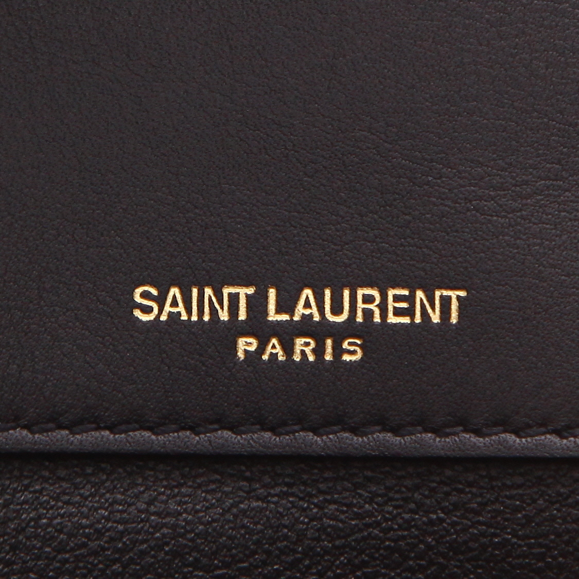 Borsa a tracolla Saint Laurent  Solférino in pelle nera e Veau velours nero - Detail D2