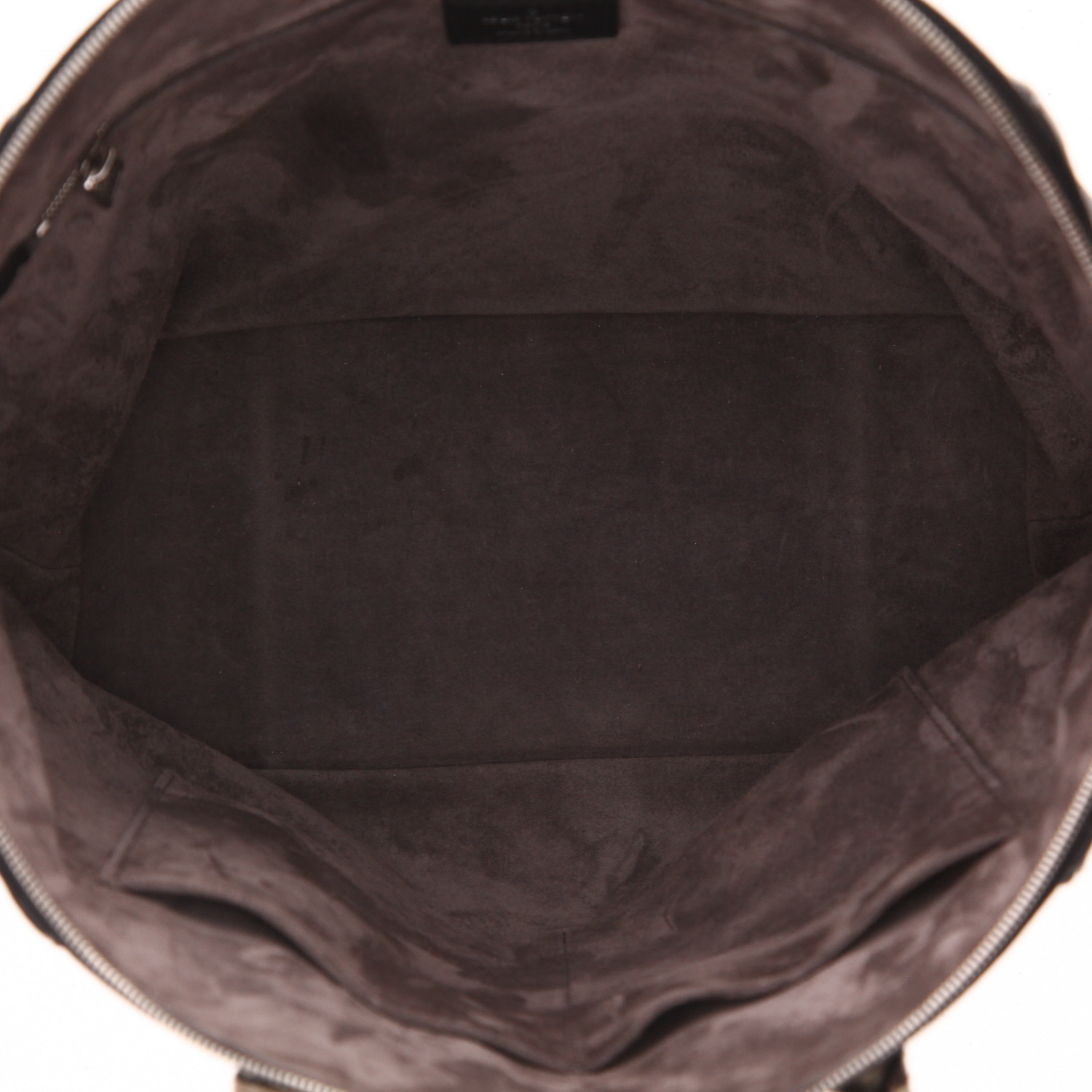 Bolso de mano Louis Vuitton  Lockit en cuero negro y piel de pitón - Detail D3