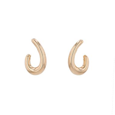 Orecchini a cerchio Boucheron  in oro giallo