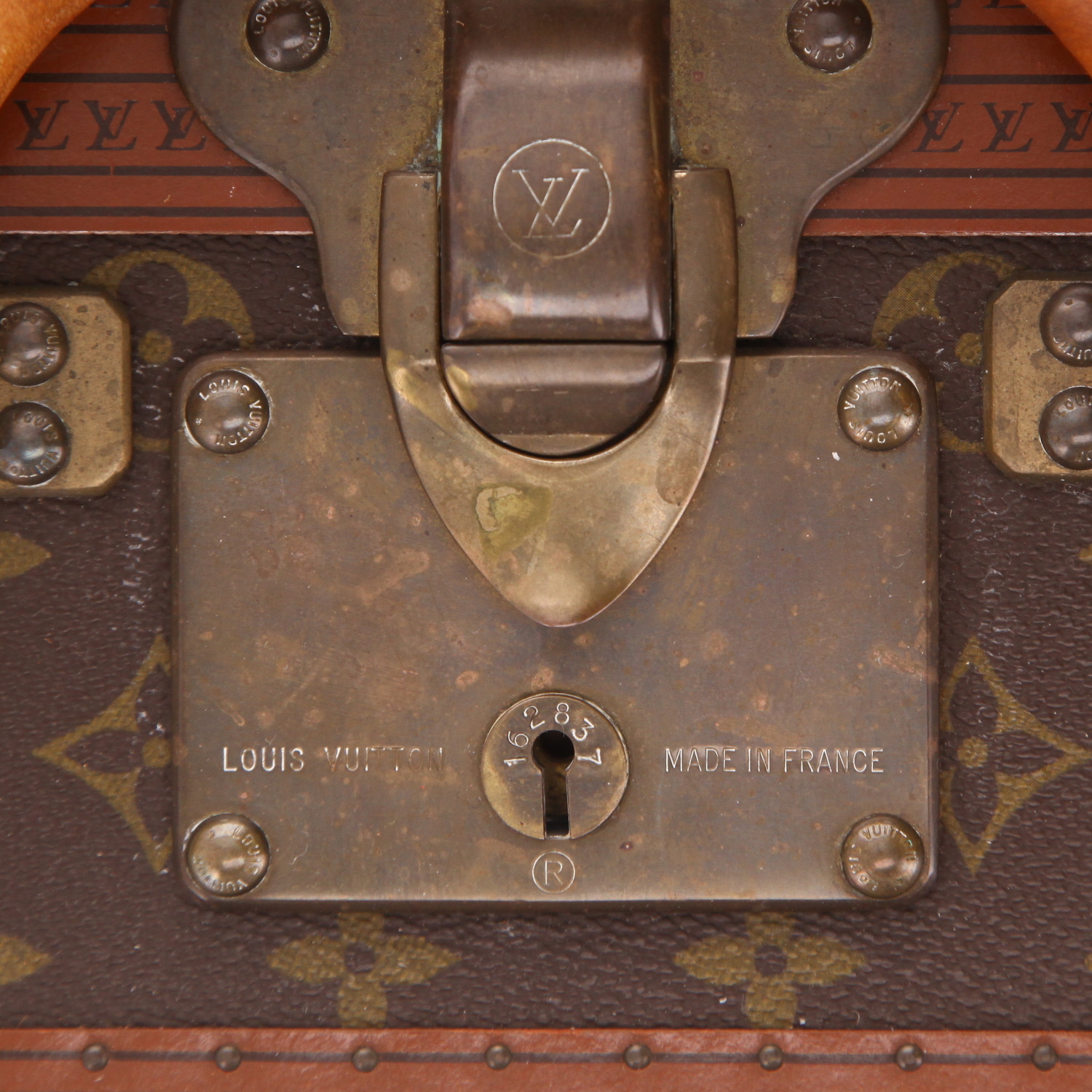 Louis Vuitton  Géminé shoes suitcase  in brown monogram canvas - Detail D3