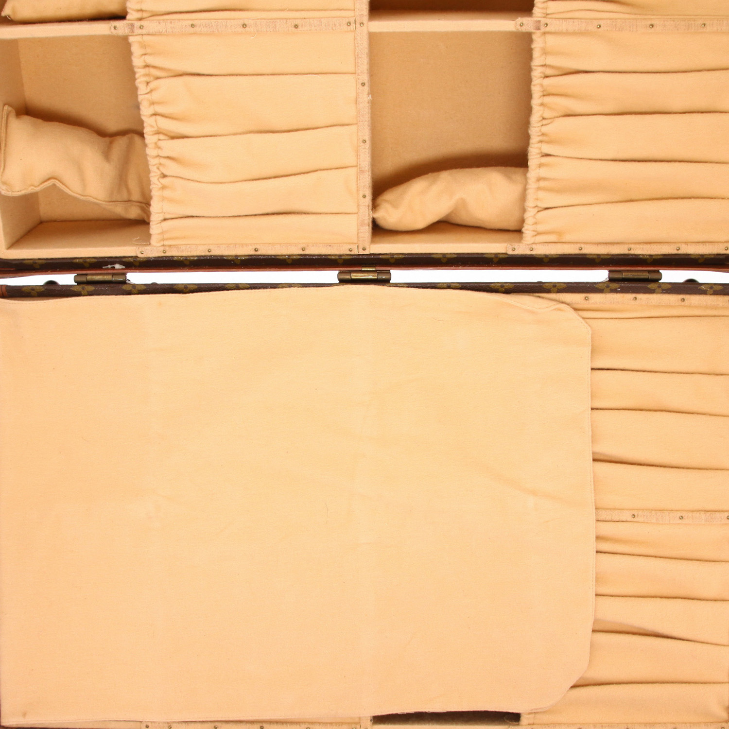 Louis Vuitton  Géminé suitcase  in brown monogram canvas - Detail D6