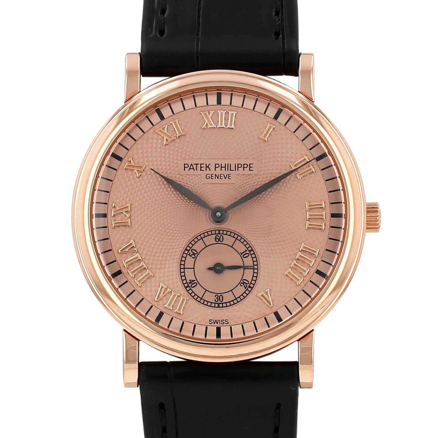 Montre Patek Philippe Calatrava en or rose Ref: Patek Philippe - 5022 Montre Patek Philippe Calatrava en or rose Ref: Patek Philippe - 5022