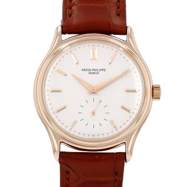 Patek Philippe Calatrava  in pink gold Ref: Patek Philippe - 3923  Circa 1990
