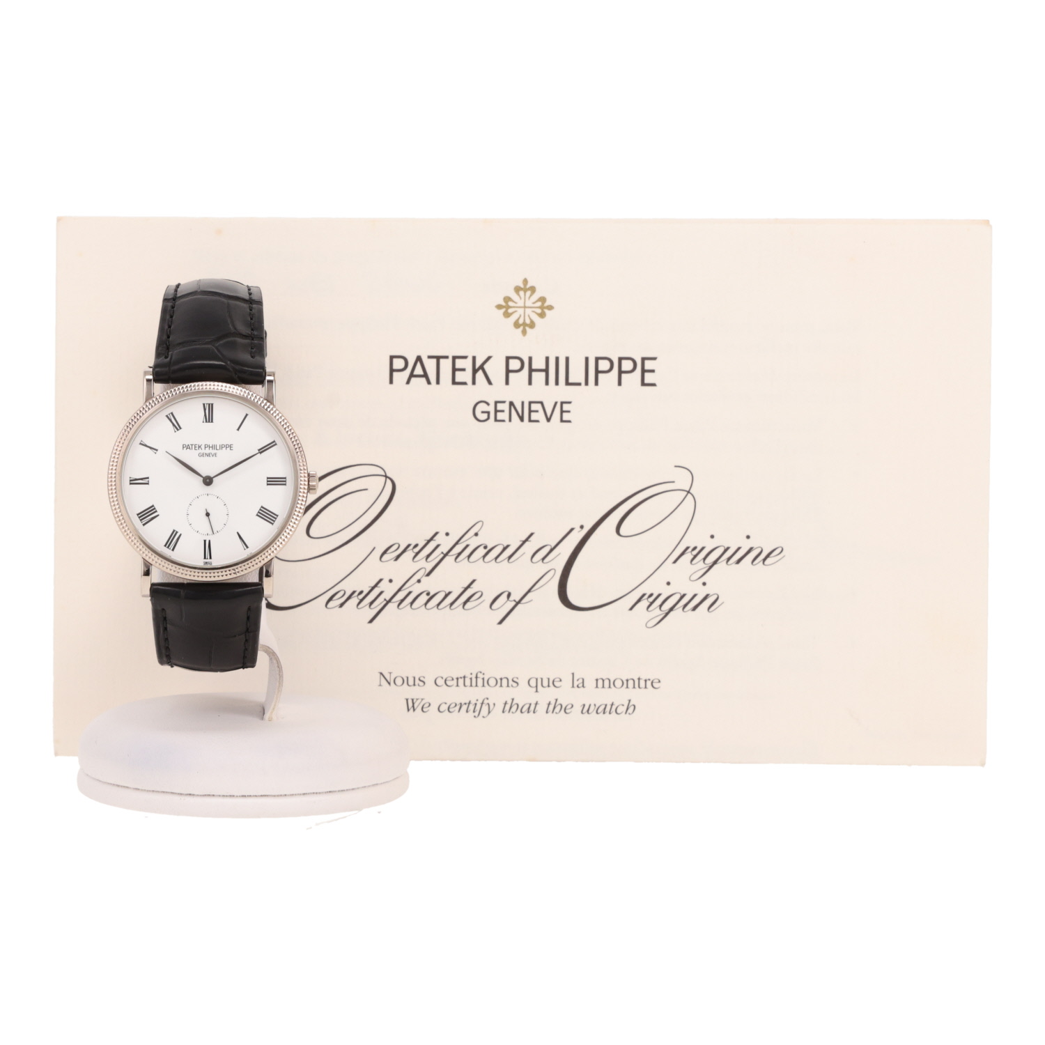 Patek Philippe Calatrava  in white gold Ref: Patek Philippe - 5119  Circa 2014