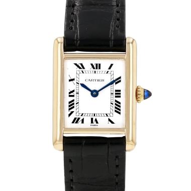 Montre Cartier Tank Louis Cartier en or jaune Ref: 7808  Vers 1980