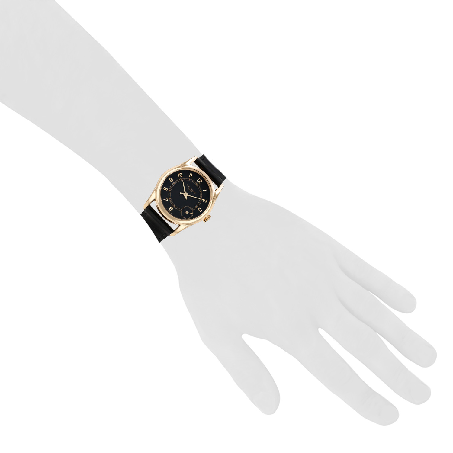 Montre Patek Philippe Calatrava en or jaune Ref: Patek Philippe - 5000  Vers 1990 - Detail D1