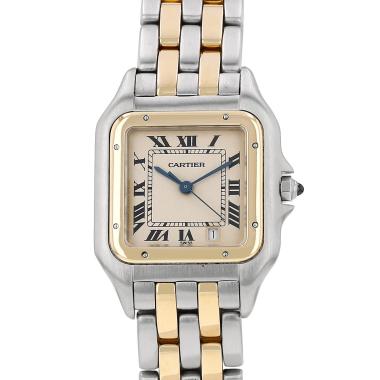 Reloj Cartier Panthère de oro y acero Ref: Cartier - 8394  Circa 1990