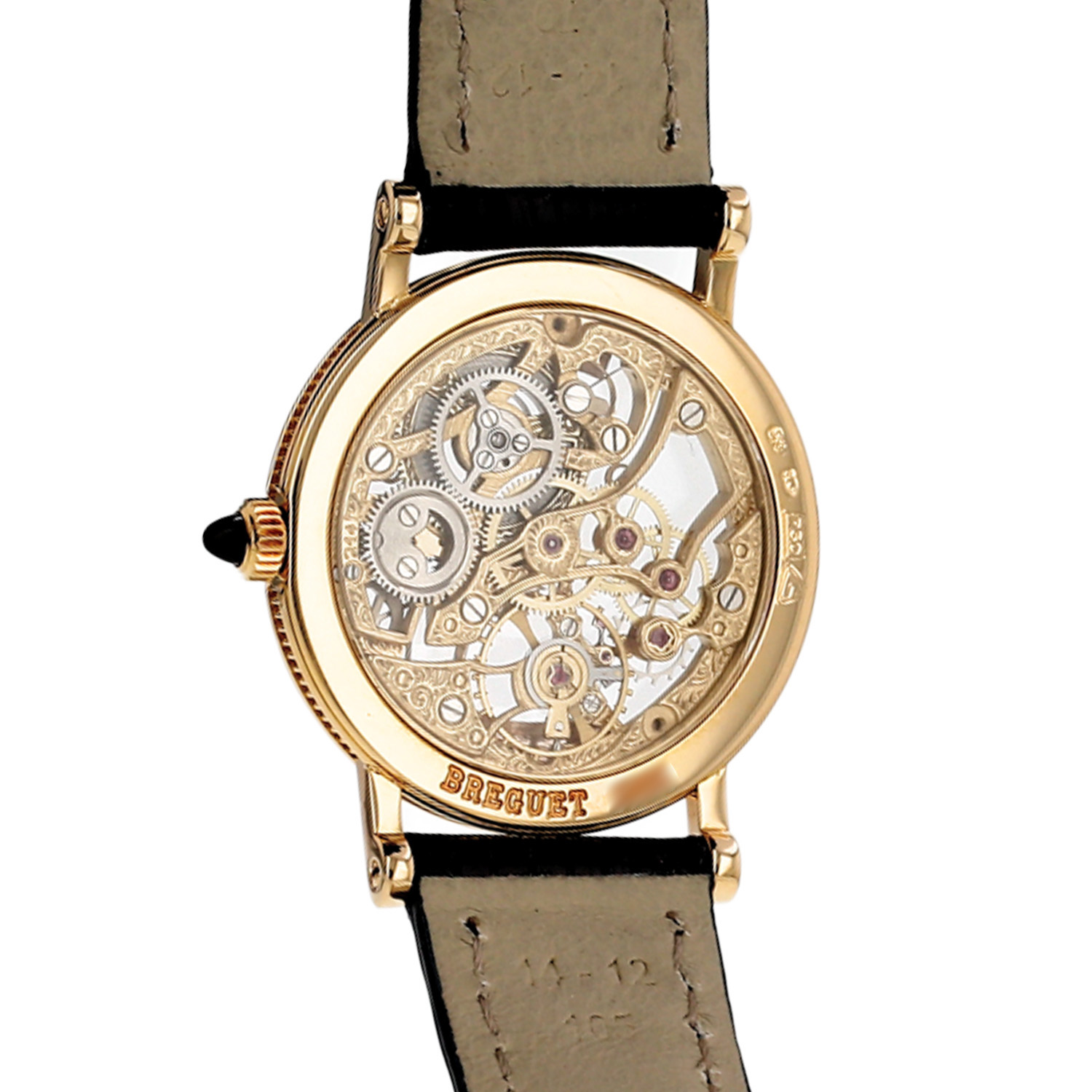 Breguet Skeleton watch in yellow gold, Ref: Breguet - 8735, circa 1990 - Detail D3