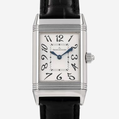 Reloj Jaeger-LeCoultre Reverso-Duetto de acero Ref: Jaeger-LeCoultre - 256.8.75  Circa 2000