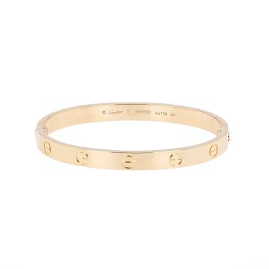 Bracelet Cartier Love en or jaune, taille 17