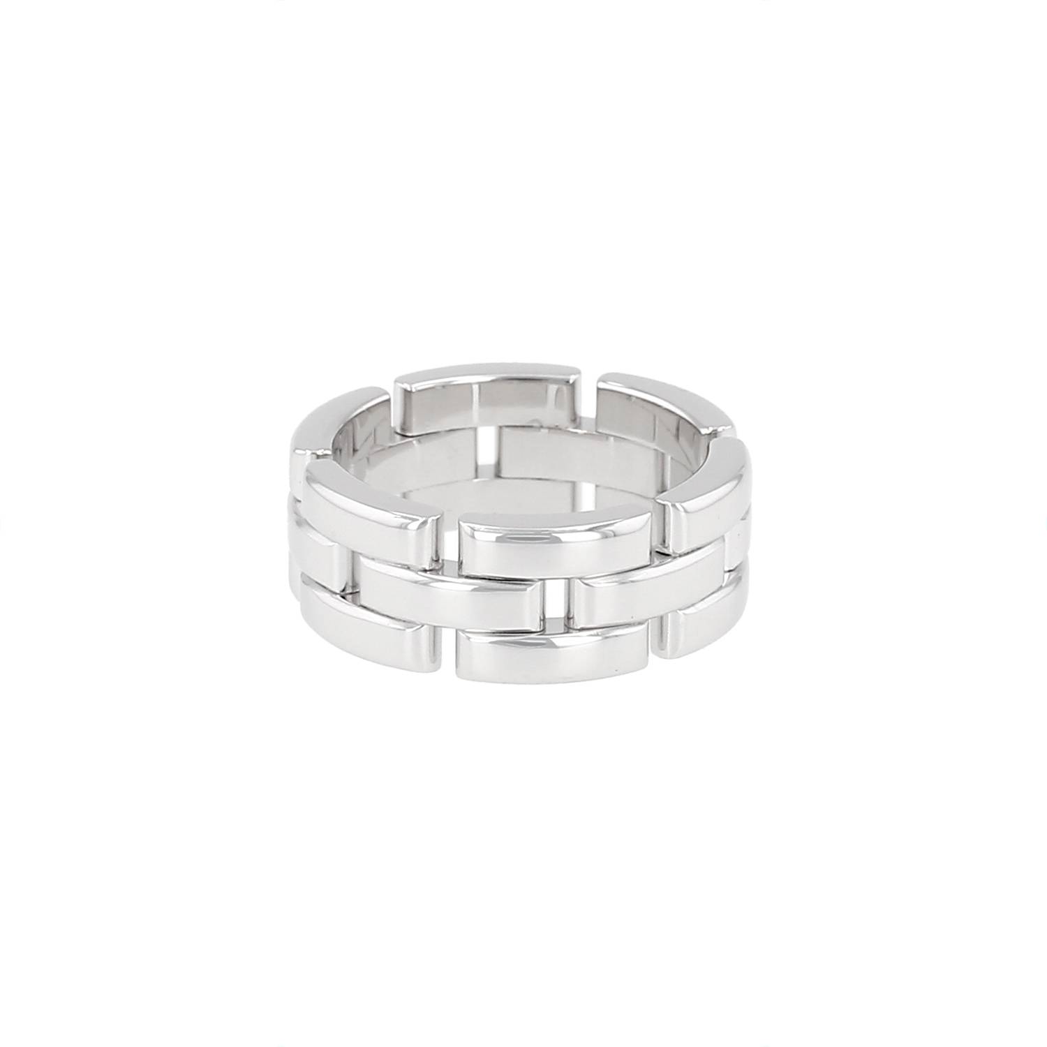 Bague Cartier Panthère Maillon Or Blanc Occasion Bague Cartier Panthère Maillon Or Blanc Occasion