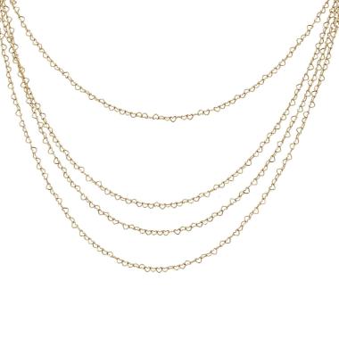 Collana lunga Poiray  in oro giallo