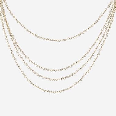 Collana lunga Poiray  in oro giallo