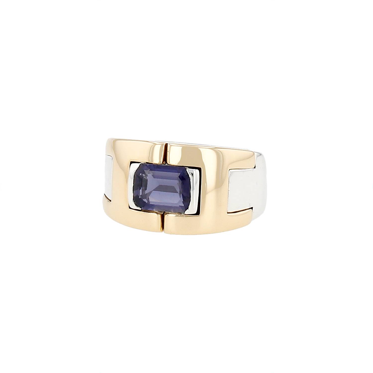 Bague Hermès Or Jaune Cordiérite Occasion | Authentique Bague Hermès Or Jaune Cordiérite Occasion | Authentique