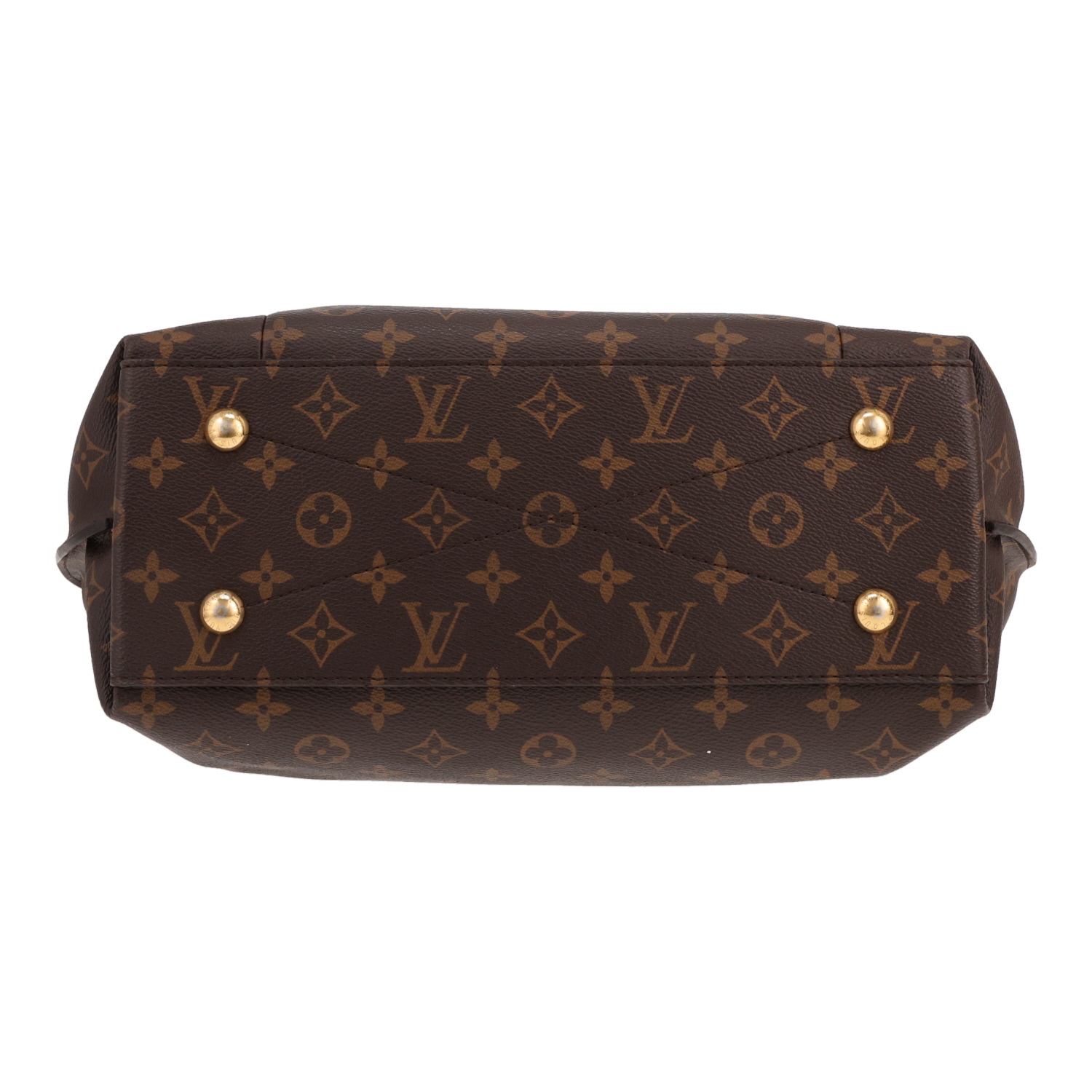 Borsa a tracolla Louis Vuitton Metis Hobo in tela Monogram marrone e pelle naturale - Detail D1