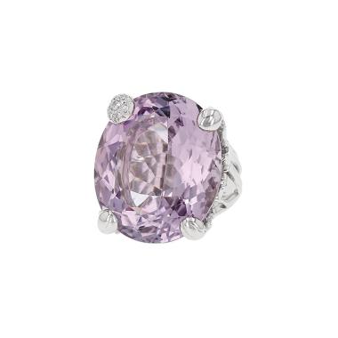 Bague Dior Miss Dior en or blanc, diamants et améthyste