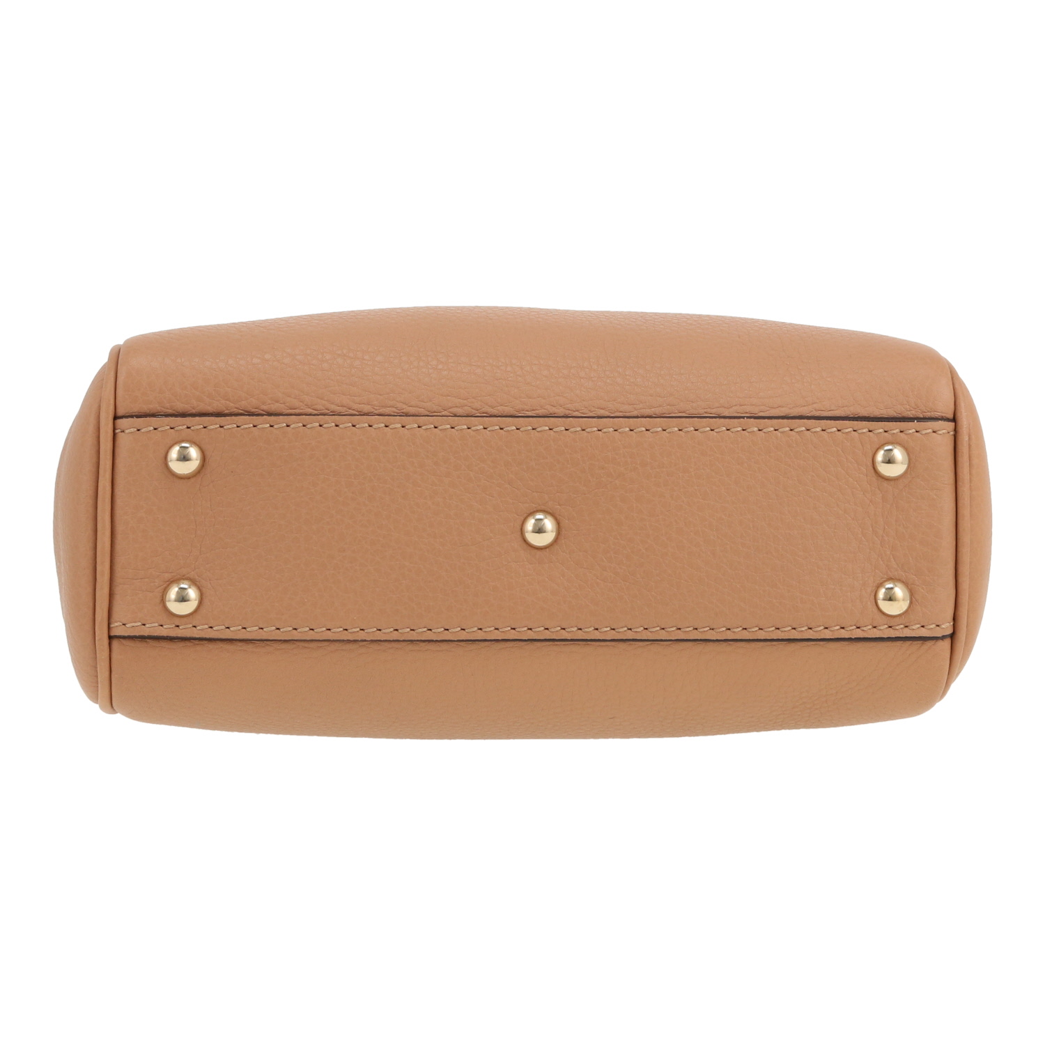 Sac à main Gucci  Diana en cuir grainé beige et bambou - Detail D1