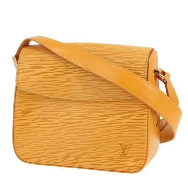 Sac à main Louis Vuitton  Buci en cuir épi jaune