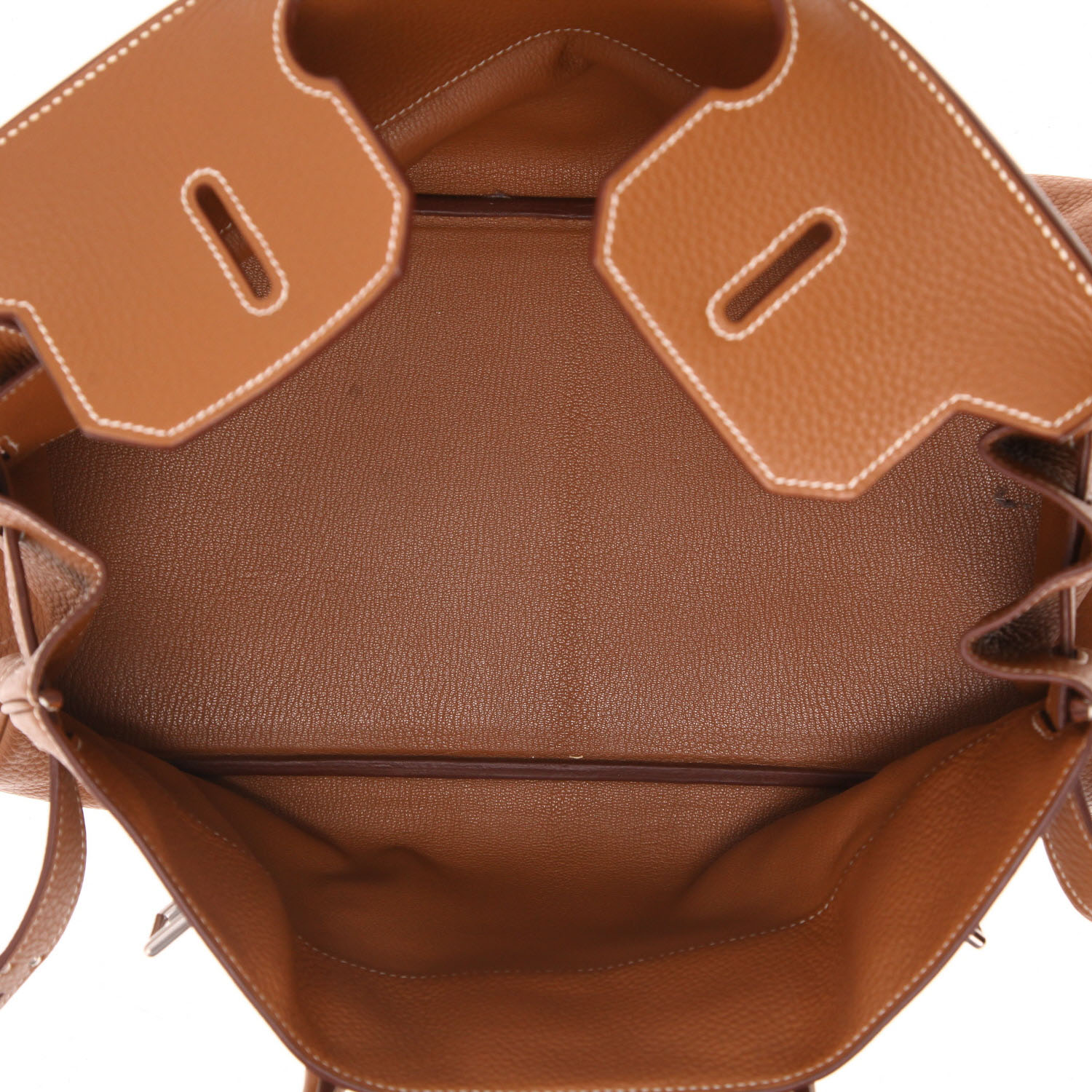 Borsa da spalla o a mano Hermès  Birkin Shoulder in pelle togo gold - Detail D3