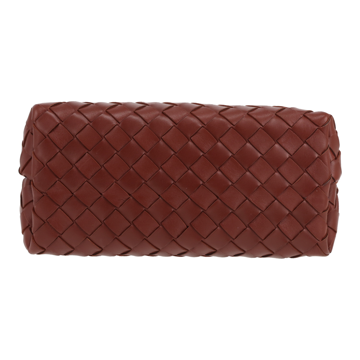 Borsa Bottega Veneta  Andiamo in pelle intrecciata marrone - Detail D1