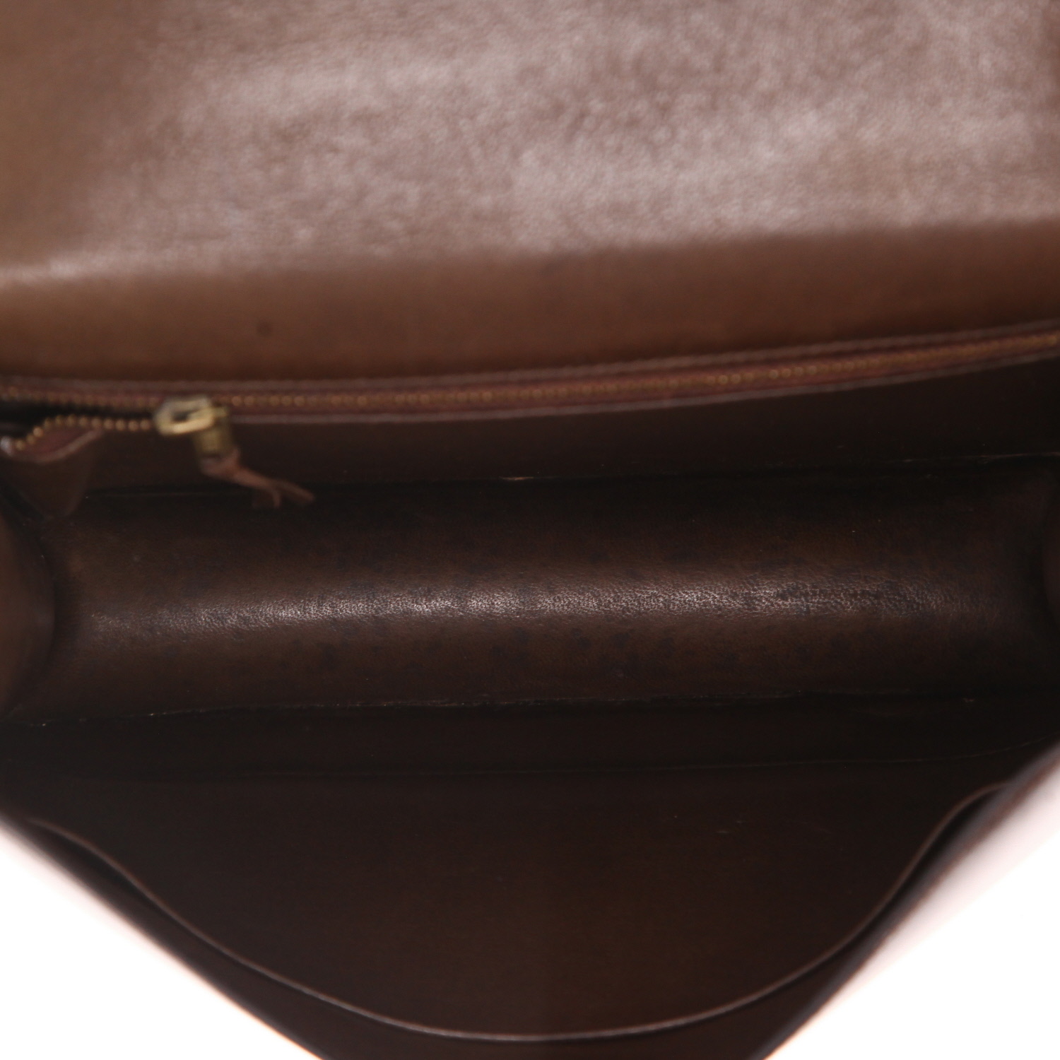 Borsa Hermès  Constance in pelle box marrone - Detail D3