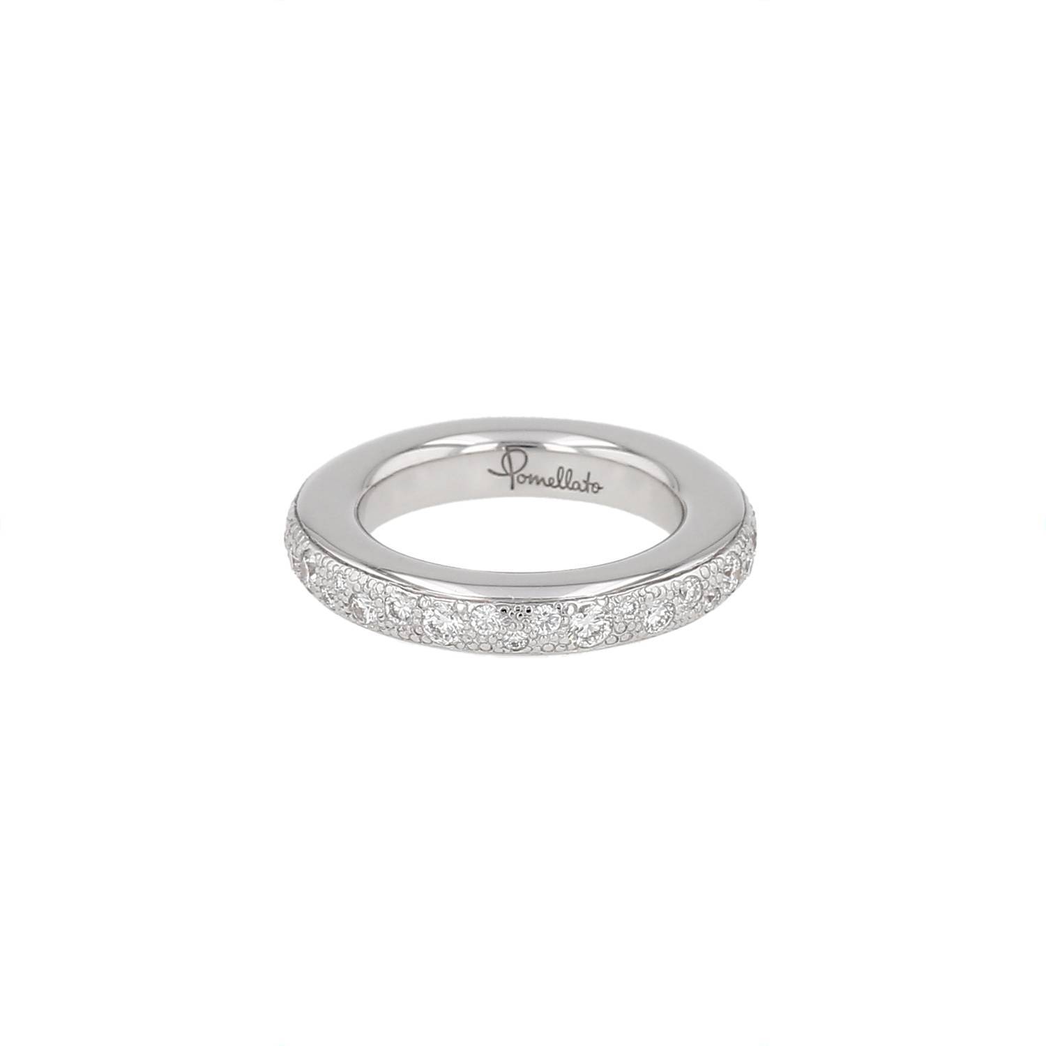 Bague Pomellato Iconica or blanc diamants occasion