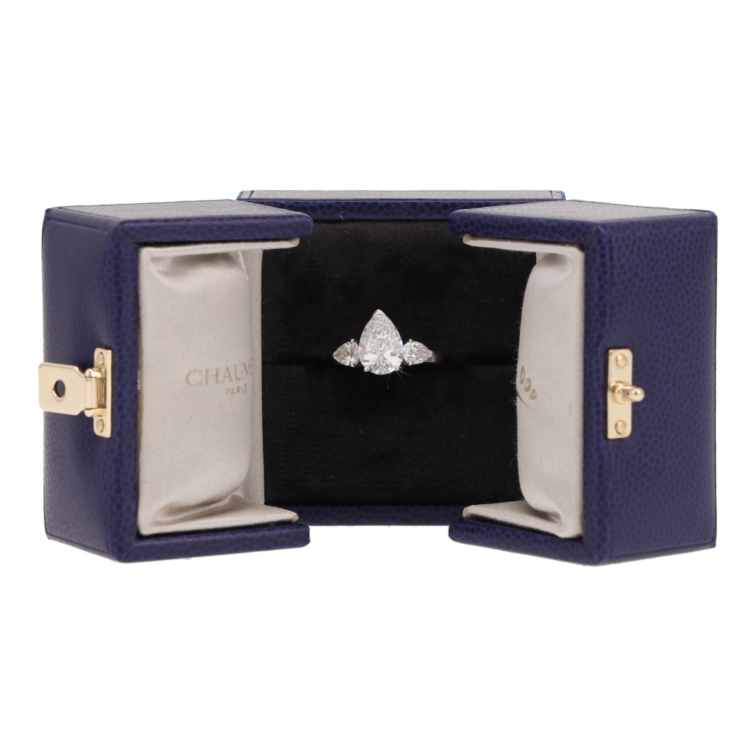 Chaumet ring in white gold and diamonds - Detail D2