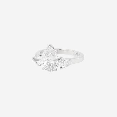 Bague Chaumet  en or blanc et diamants