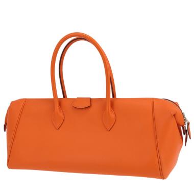 Sac à main Hermès  Paris-Bombay en cuir epsom orange