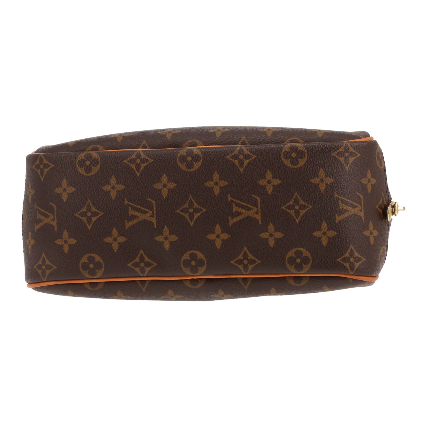 Louis Vuitton Trouville handbag in Monogram canvas and natural leather - Detail D1